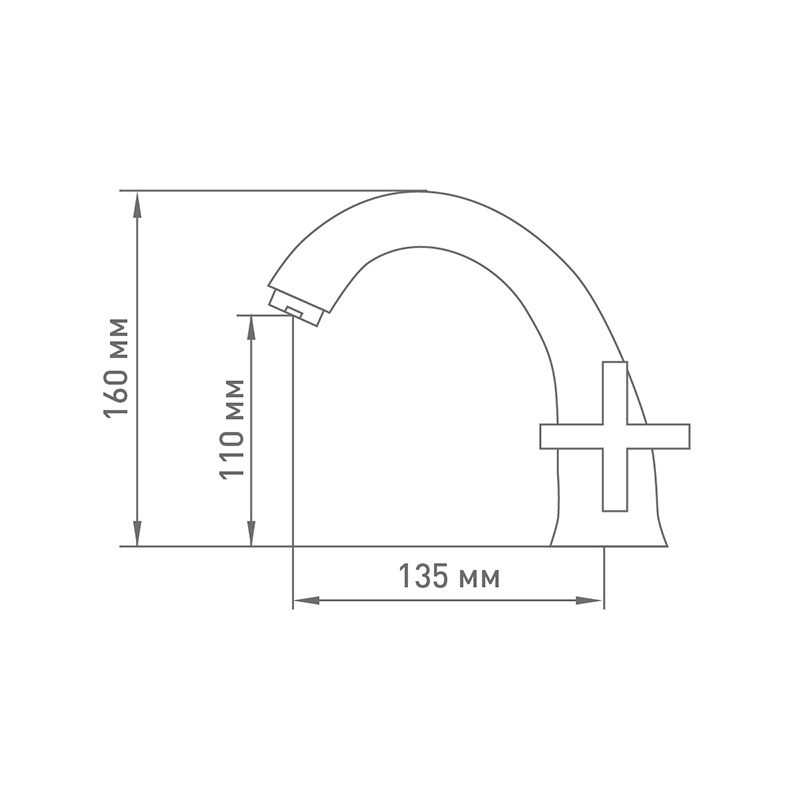 Смеситель для раковины Mix&Fix Soffron 7503